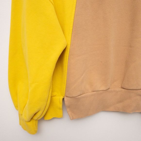 Rocket x Lunch Diagonal Color Block Sweatshirt Size Small - Picture 7 of 10